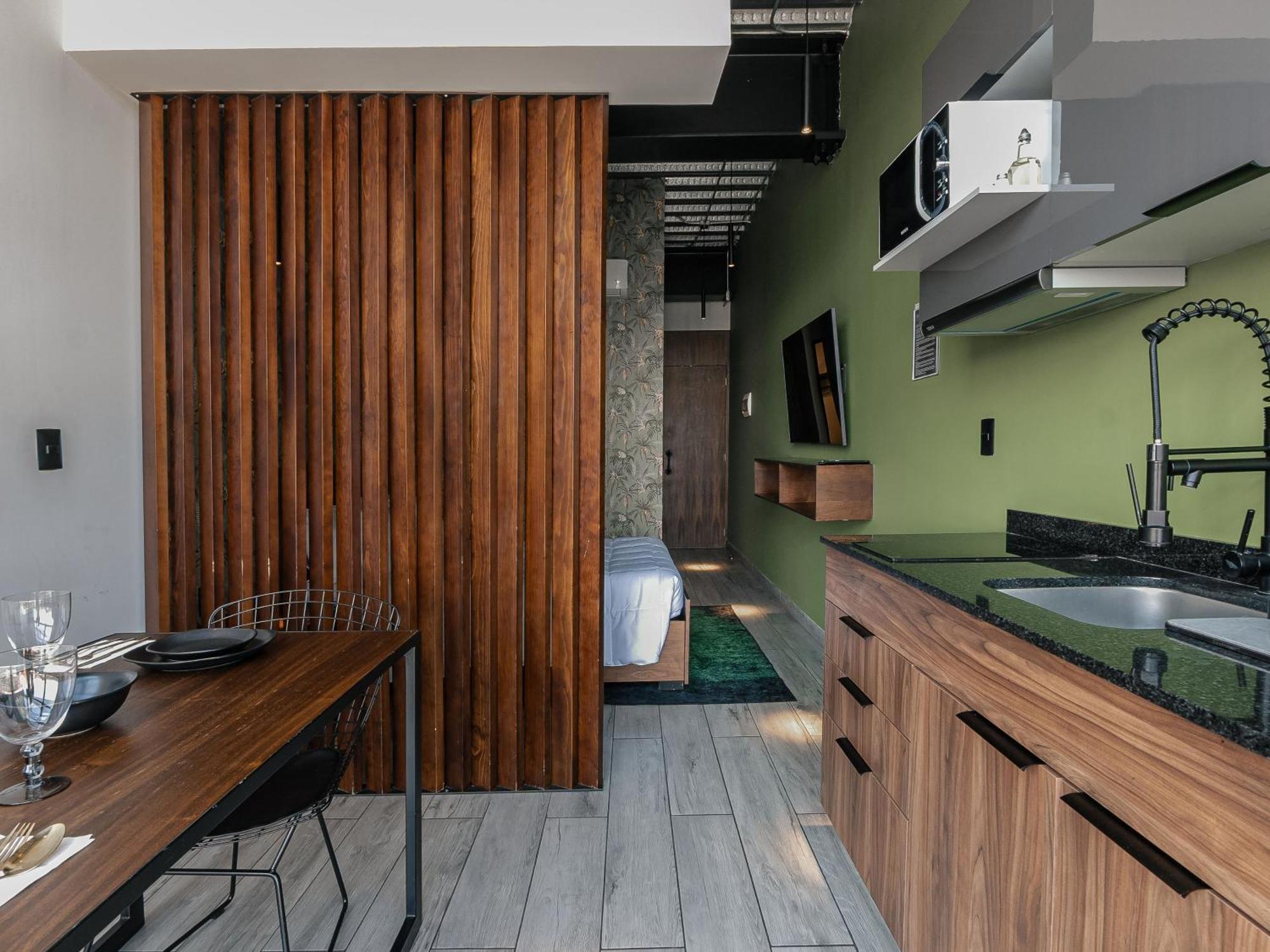 The Jungle Loft Tropical Comfort In A Centric Location With Kitchen Mexico By Eksteriør billede